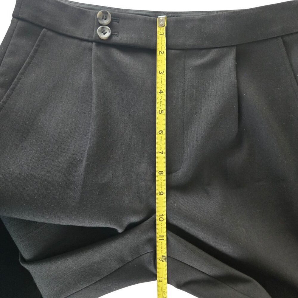 Ted Baker Popieyt Slim Tapered Pleated Pants, Baker Size 2, US 6 Black, Like New - Picture 13 of 15
